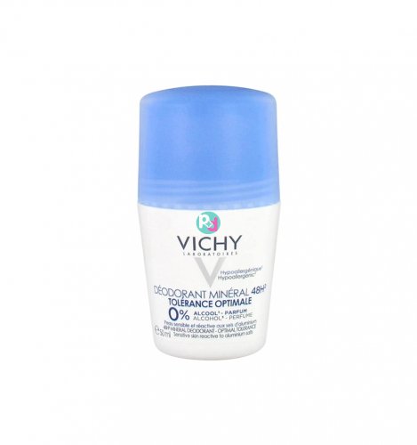 Vichy Deodorant Roll On Mineral 48H Tolerance Optimale Αποσμητικό 50ml