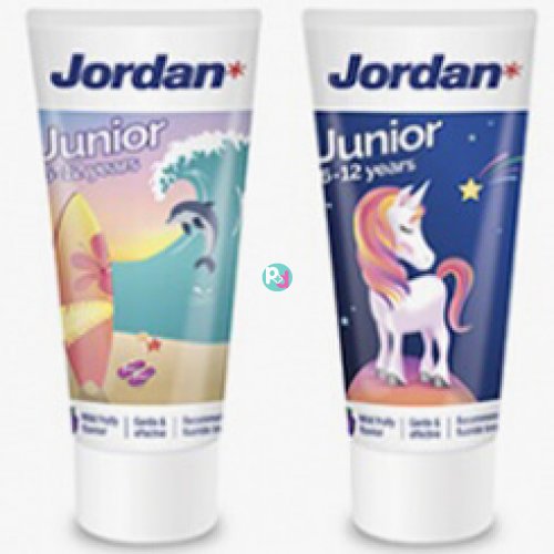Jordan Junior Toothpaste Παιδική Οδοντόκρεμα 6-12 Υears, 50ml