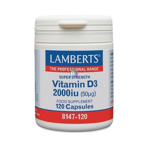  Lamberts Vitamin D3 2000iu 120 caps
