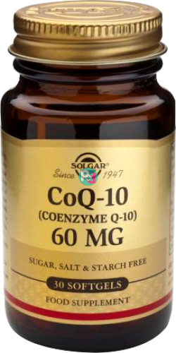 Solgar CoQ-10 60 mg.30 Caps  -Συνένζυμο Q-10
