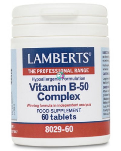 Lamberts Vitamin B-50 Complex 60tabl