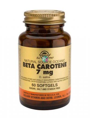 Solgar Beta-Carotene 7mg 60 softgels 