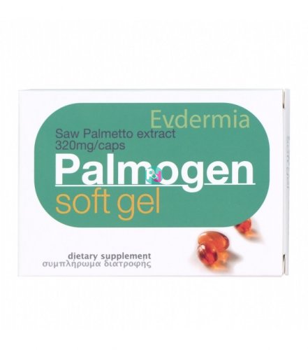 Evdermia Palmogen 30 Soft Gel (Saw Palmetto extract 320mg/caps)