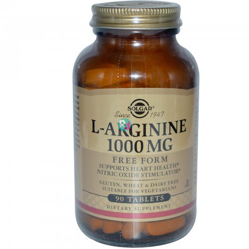 Solgar L-Arginine- L-Αργινίνη 1000mg 90Tab