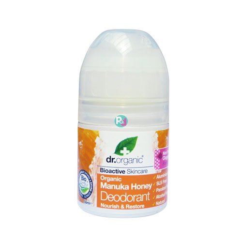 Dr. Organic Deodorant Manuka Honey Roll-On 50ml