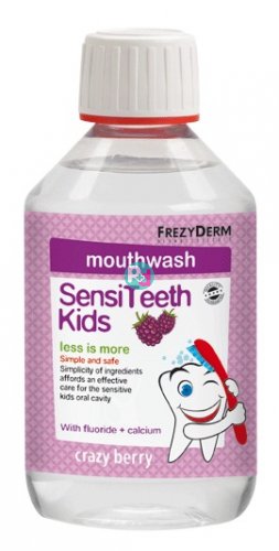 Frezyderm Sensiteeth Kids Mouthwash 100ppm 250ml