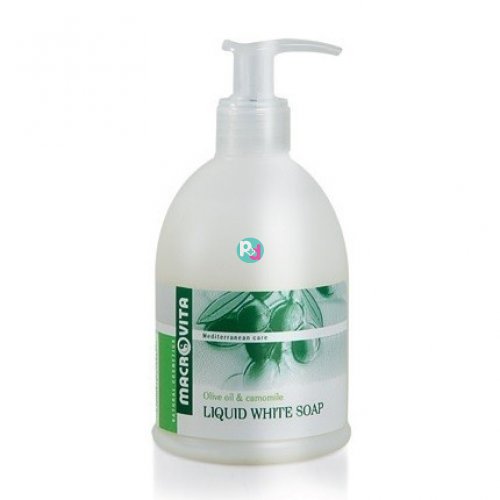 Macrovita Liquid White Soap - Υγρό Λευκό Σαπούνι 300ml