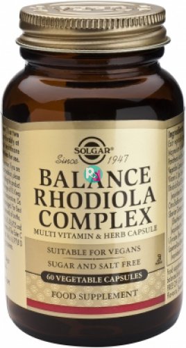Solgar Balance Rhodiola Complex 60 Caps