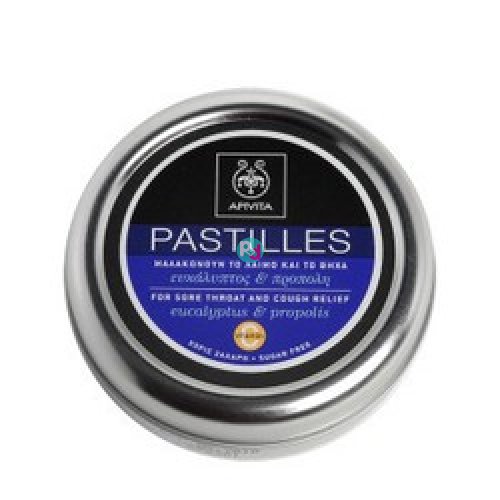 Apivita Pastilies With Eucalyptus & Propolis 45gr 