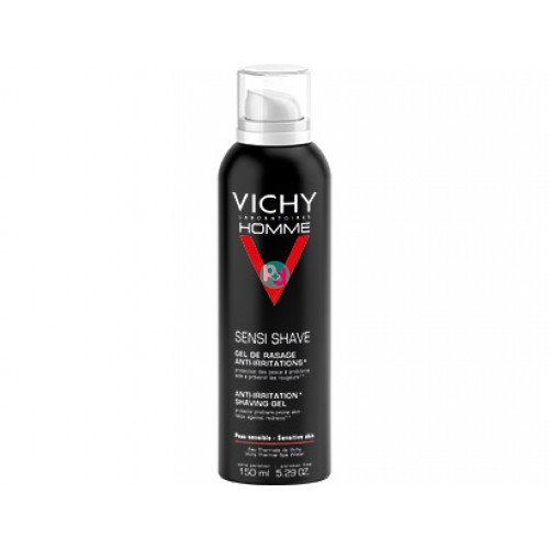 Vichy Homme Sensi Shave Shaving Gel for Sensitive Skin 150ml