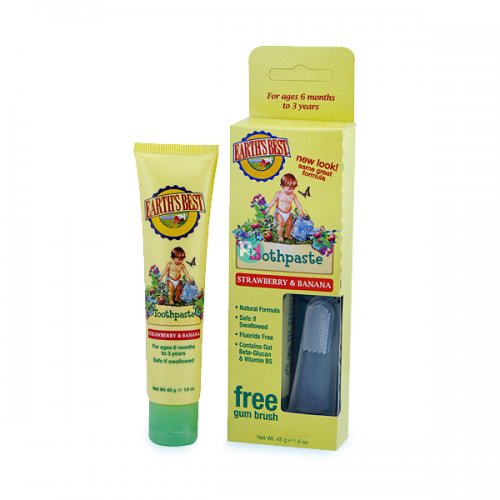 Earth's Best Toothpaste with brush for babies 45gr