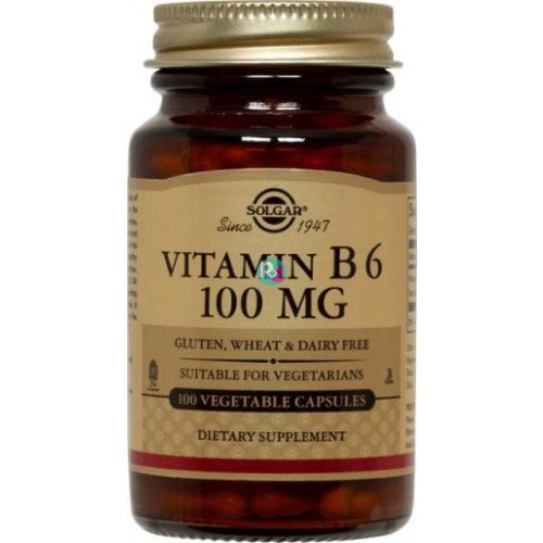 Solgar Vitamin B6 100mg 100Caps