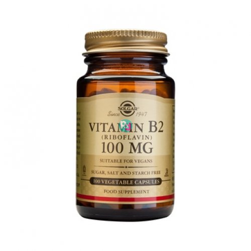 Solgar Vitamin B2 100mg 100Caps