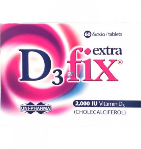 D3 Fix Extra 2000IU 60 Tabs