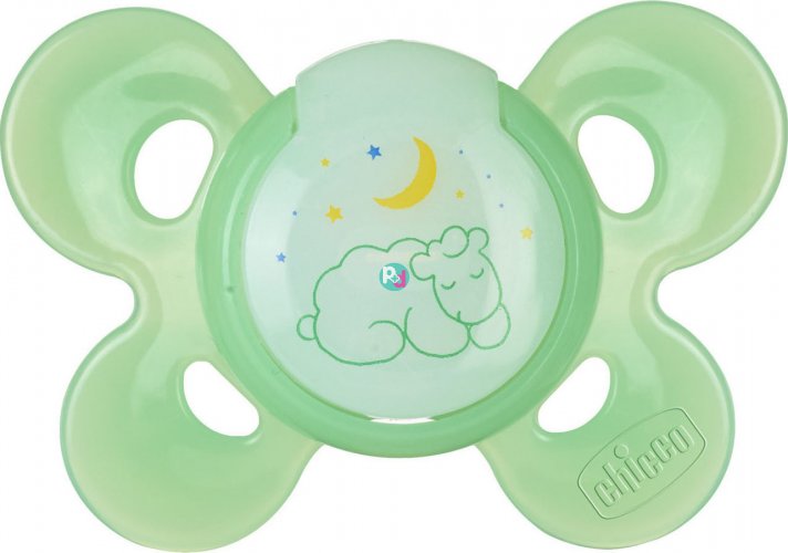 Chicco Soother Physio Comfort Night, Silicone sleeved 1pcs