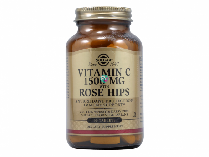 Solgar Vitamin C 1500mg With Rose Hips 90Tabs