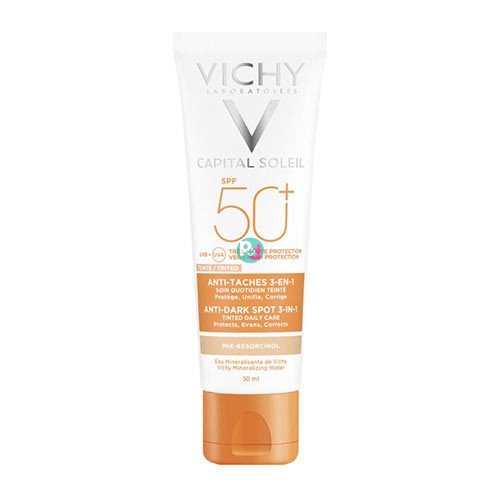 Vichy Ideal Soleil Anti-Dark Spot Tinted Sunscreen Face Cr. SPF50 50ml