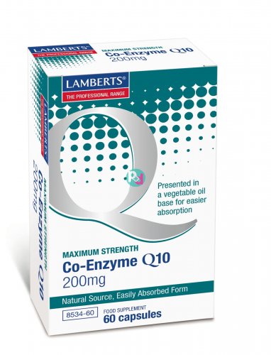 Lamberts Co-Enzyme Q10 200mg 60Caps