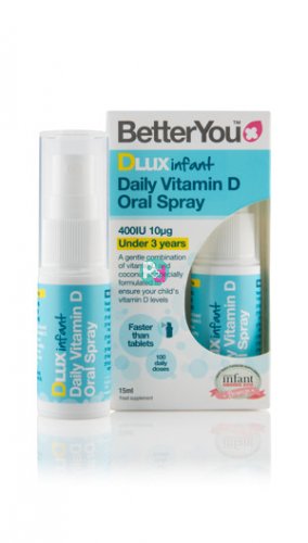 DLUX Vitamin D Oral Spray Infant 400IU 10μg 15ml