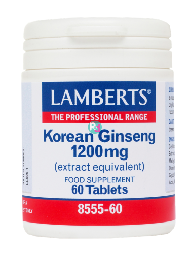 Lamberts Korean Ginseng 1200mg 60Tabs