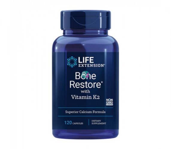 Life Extension Bone Restore With Vitamin K2 120 Caps