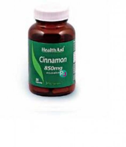 Health Aid Cinnamon 850mg 30Caps