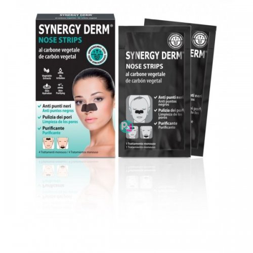 Synergy Derm Nose Strips 4 Τεμάχια