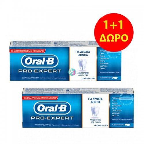 Oral B Pro-Expert Toothpaste Strong Teeth 75+75ml