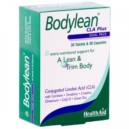 Health Aid Bodylean CLA Plus 30tabl & 30caps Πακέτο Προσφοράς x2 με -50% στο 2ο 