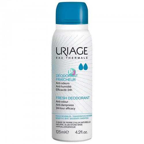 Uriage Eau Thermale Deodorant Fraicheur 24h Spray 125ml