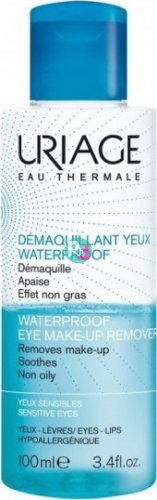 Uriage Demaquillant Yeux Waterproof-Αδιάβροχο Ντεμακιγιάζ Ματιών 100ml