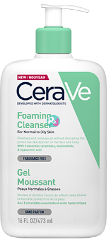 Cerave Foaming Cleanser Face & Body 473ml
