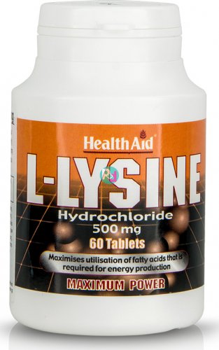 Health Aid L-Lysine 500mg 60 Tabs