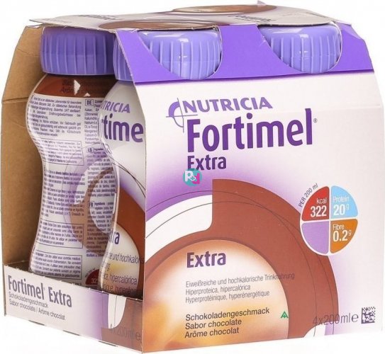 Nutricia Fortimel Extra Σοκολάτα 4χ200ml