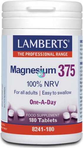 Lamberts Magnesium 375 180caps