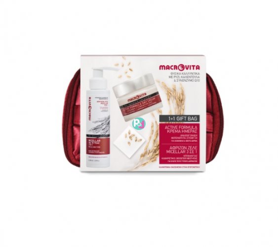 Macrovita 1+1 Gift Bag Active Day Cream 40ml. & Micellar Gel To Foam 100ml.
