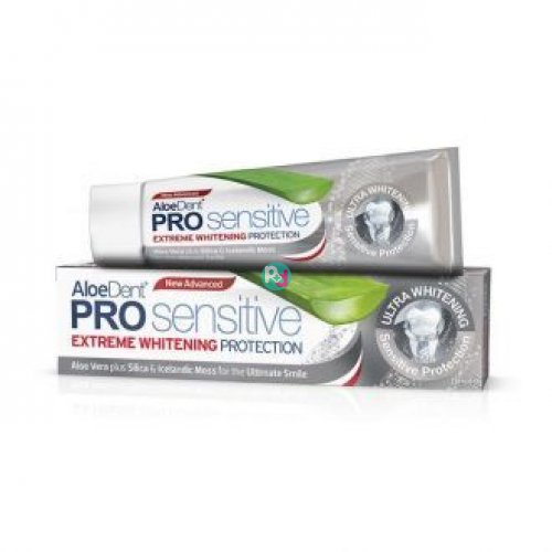 Optima AloeDent Pro Sensitive Extreme Whitening Protection Οδοντόκρεμα 75ml