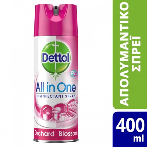 Dettol All In One Disinfectant Spray Orchard Blossom 400ml