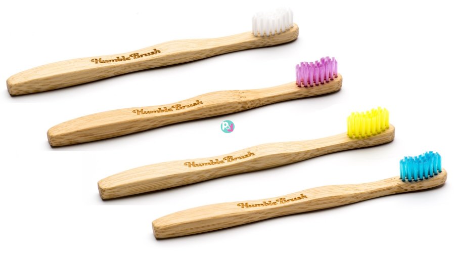 Humble Brush Vegan Wooden Kid's Toothbrush In Various Colors