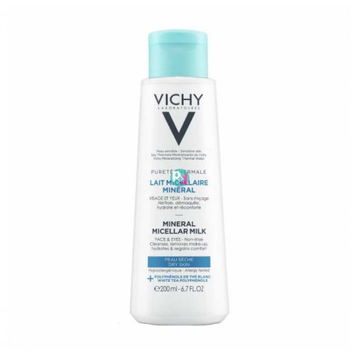 Vichy Purete Thermale Mineral Micellar Milk for Dry Skin 200ml