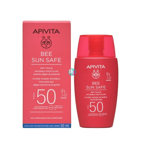 Apivita Bee Sun Safe Dry Touch Invisible Face Fluid SPF50 50ml