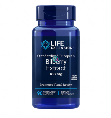 Life Extension Bilberry Extract 100mg 90Caps