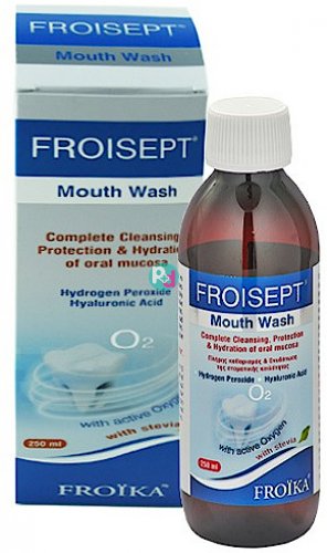 Froika Froisept Mouth Wash Στοματικό Διάλυμα με Ενεργό Οξυγόνο, 500ml