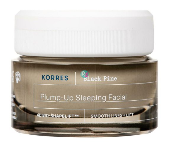 Korres Black Pine Night Cream 4D For Firming & Lifting 40ml