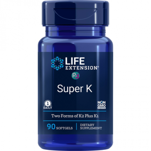 Life Extension Super K With Advanced K2 Complex 90 Softgels