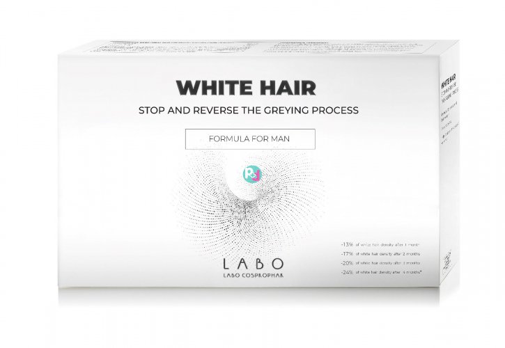 Labo White Hair Treatment Formula For Men 40 Vials X 3.5ml