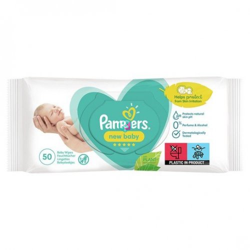Pampers New Baby Sensitive 50 Baby Wipes