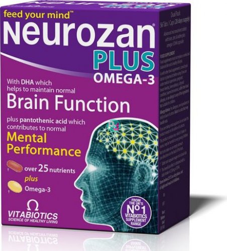 Vitabiotics Neurozan Plus Omega-3 56 ταμπλέτες 
