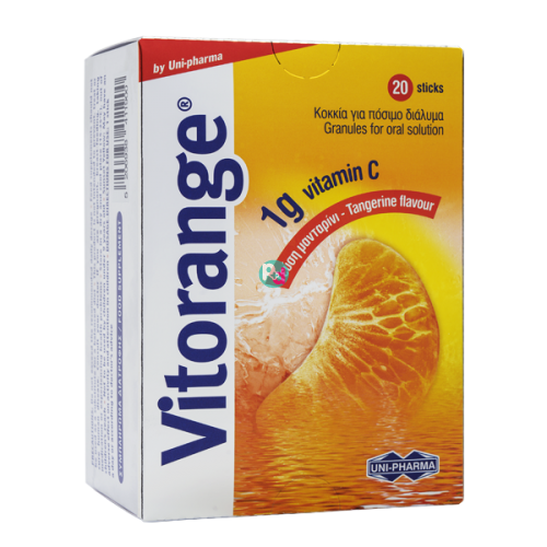 Uni-Pharma Vitorange 1gr Vitamin C, 12  eff.tabs